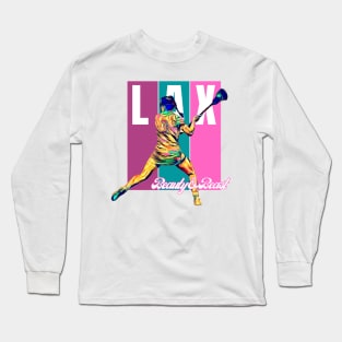 Lacrosse Beauty and Beast, Girls LAX Long Sleeve T-Shirt